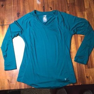 Danskin now fitted long sleeve shirt